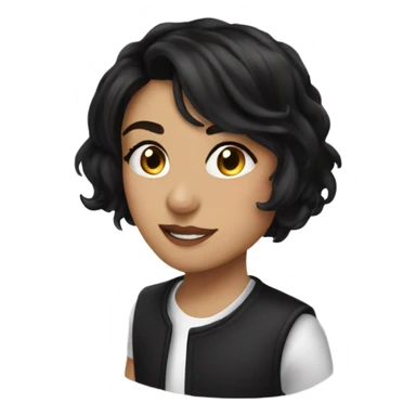 Mikey Madison actress black hair anora sticker