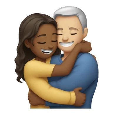 Hug someone too tightly  sticker