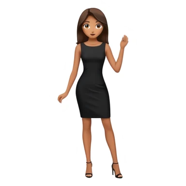 Model posing behind paper backdrop full body  sticker