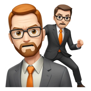 Gordon freeman attack g-man sticker