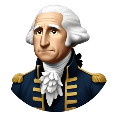 george washington with eagle sticker