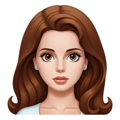 Lana Del Rey , America singer sticker