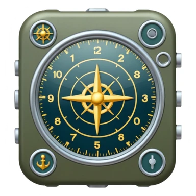 modern military navigation equipment sticker