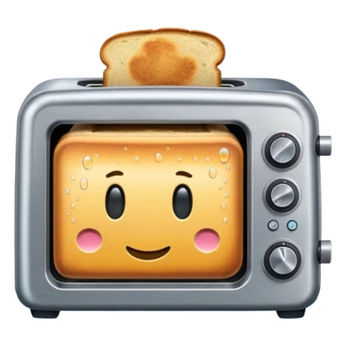 Toaster oven in water  sticker