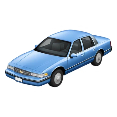 chevrolet caprice classic 1993 sedan blue sticker