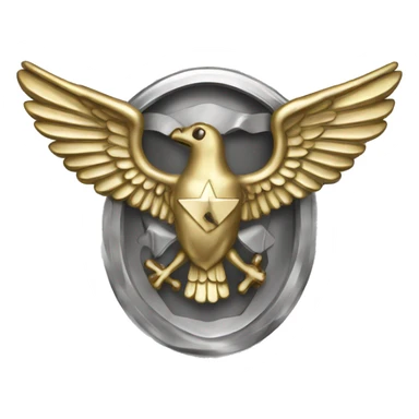 Silver Colonel insignia sticker