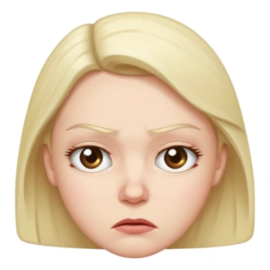 Annoyed lifted eyebrow  sticker