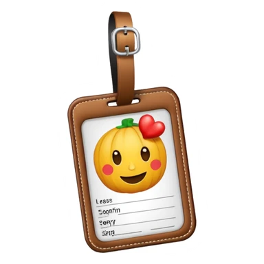 luggage tag sticker