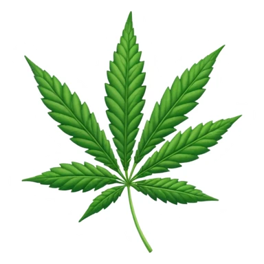 Hoja de marihuana sticker