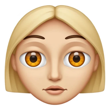 Ojo mas abierto que el otro sticker