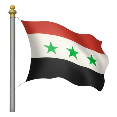 The flag of Syria in 1948 sticker