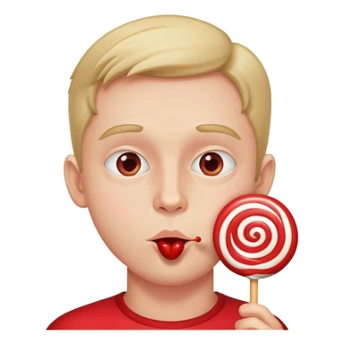 Denis suck a lolipop sticker