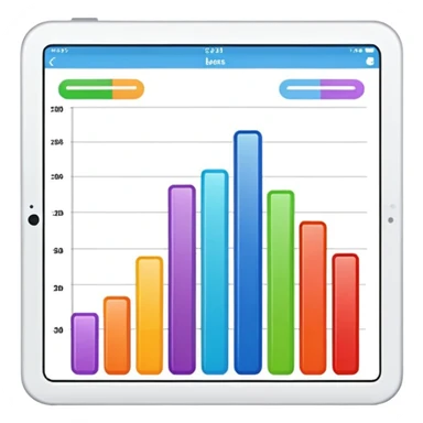 data analyze report chart no technology sticker