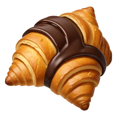 croissant chocolate sticker