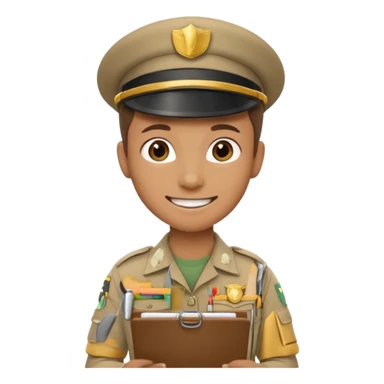 Zookeeper emoji sticker