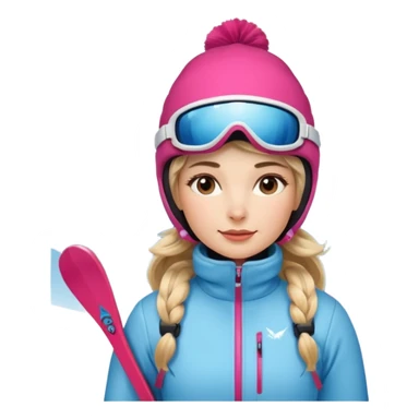 Woman Skiing, Matterhorn sticker