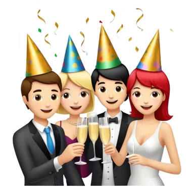 happy moments with friends sticker