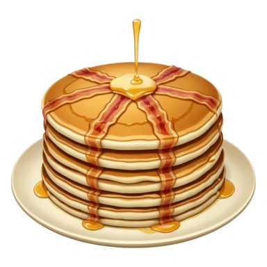 pancakes with meat sticker
