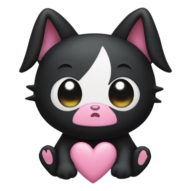 kuromi heart sticker
