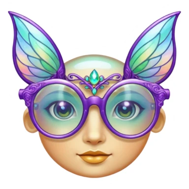 glasses with fae sticker