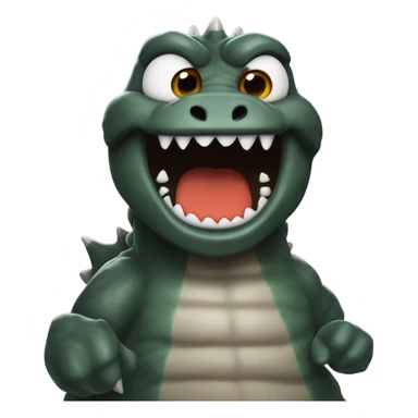 godzilla poopmoji sticker