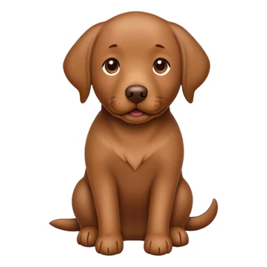 Red Labrador  sticker