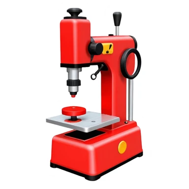a red dot peen marking machine sticker