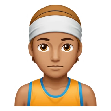 runner with sweatband sticker