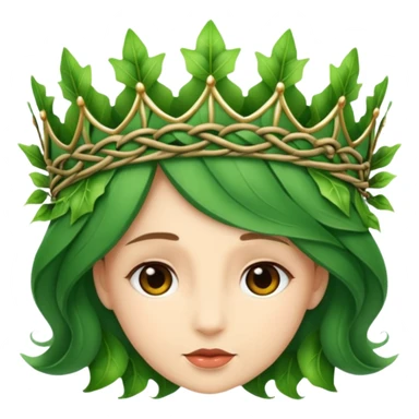ivy crown sticker