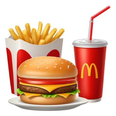McDonald’s meal  sticker