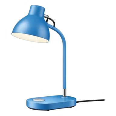 blue table lamp  sticker