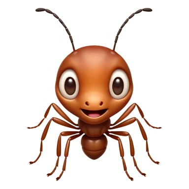 Cinematic Cheeky Ant Portrait Emoji, Head tilted dramatically with an exaggeratedly shocked expression, featuring a diminutive, agile body with wide, comically expressive eyes full of playful disbelief and subtly animated antennae, Simplified yet hilariously expressive features, highly detailed, glowing with a slightly sassy earthy glow, high shine, dramatic yet playful, stylized with an air of cheeky insect mischief, soft glowing outline, capturing the essence of a meme-worthy ant that looks ready to scurry its way into viral fame! sticker