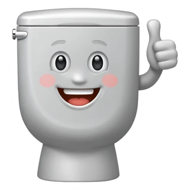 thumbs up skibidi toilet sticker