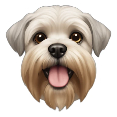 Bichon Golden Schnauzer Yorky Pug viejo sticker