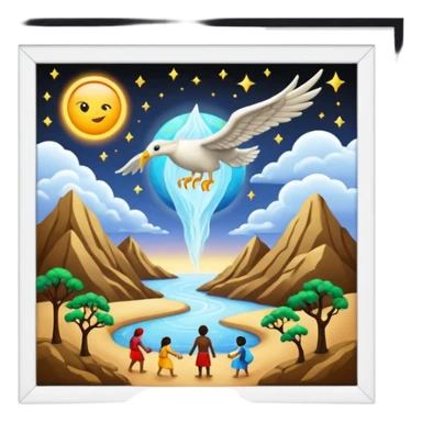 Genesis in the bible sticker