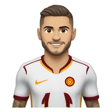 Mauro Icardi with Galatasaray kit sticker