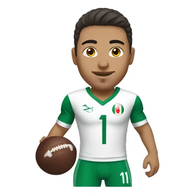 Football player from Algeria sticker