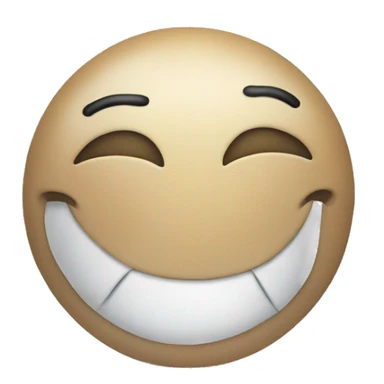 Smiley inflated sticker