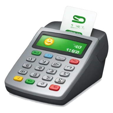 Debit card and payment terminal sticker
