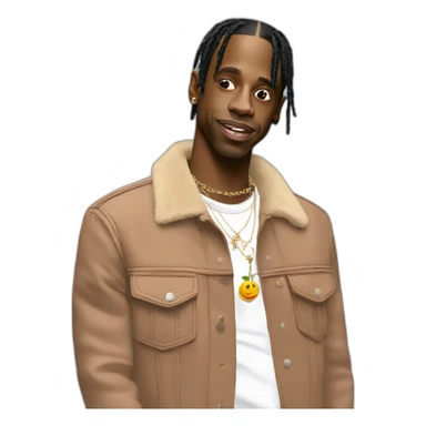 Travis Scott qui dit Zz sticker