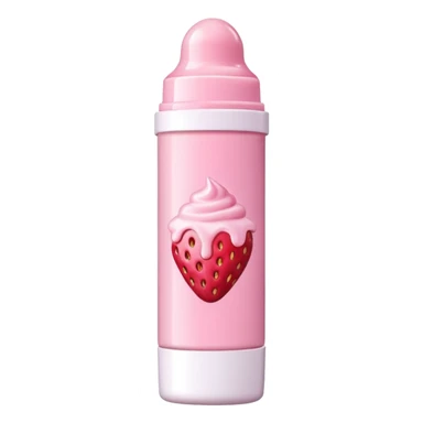 Strawberry milkshake lip balm  sticker