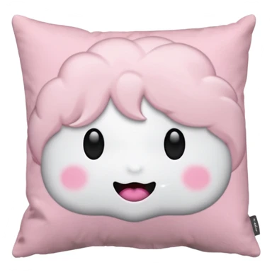 Light pink pillow sticker