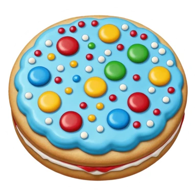 an aesthetic christmas cookie sticker