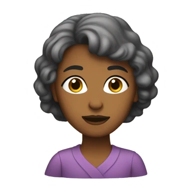 Donna pensierosa  sticker