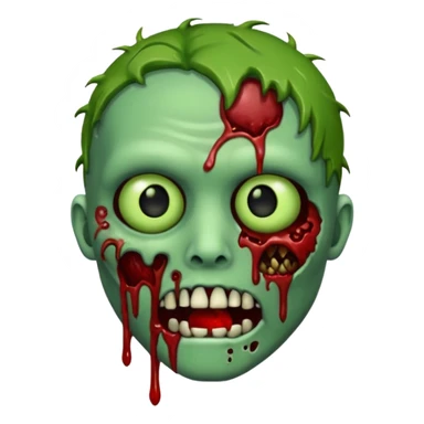 Oi eu quero um emoji de zumbi sticker
