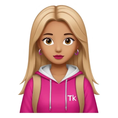 1 human girl TikTok sticker