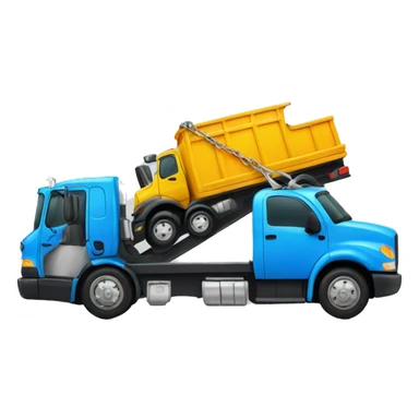 tow truck with loading space  sticker
