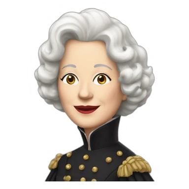 Queen Jeanne Brunet sticker