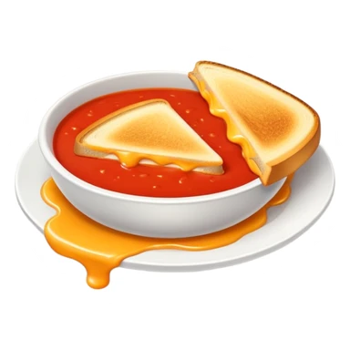 Tomato soup and grilled cheese sticker