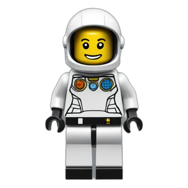 Lego classic space minifigure sticker